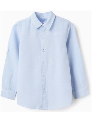 Chemise à Manches Retroussables