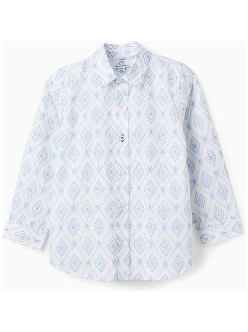 Chemise à Motif en Coton - Kiabi