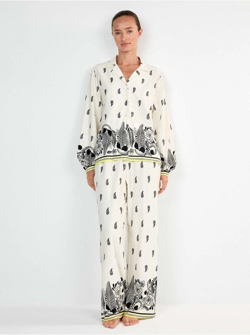 Chemise à motif floral - Kiabi