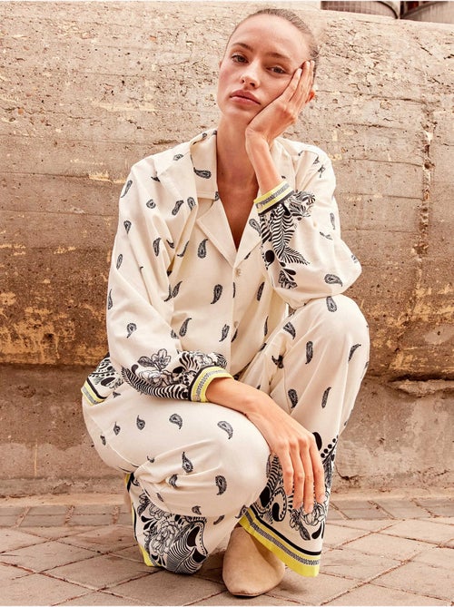 Chemise à motif floral - Kiabi