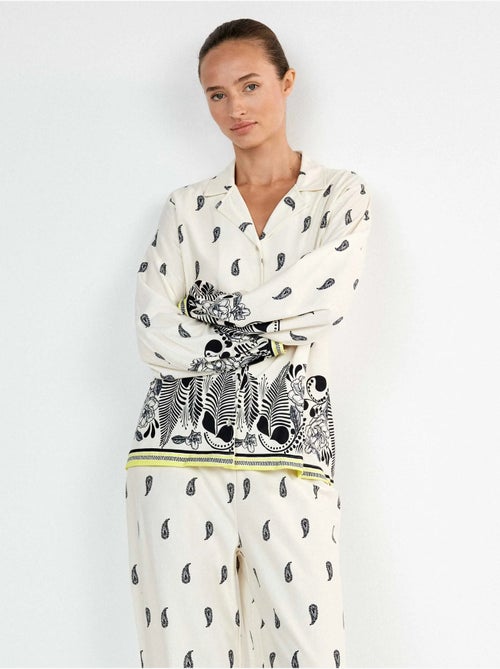 Chemise à motif floral - Kiabi