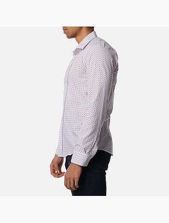 Chemise à motif manches longues