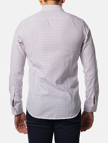 Chemise à motif manches longues