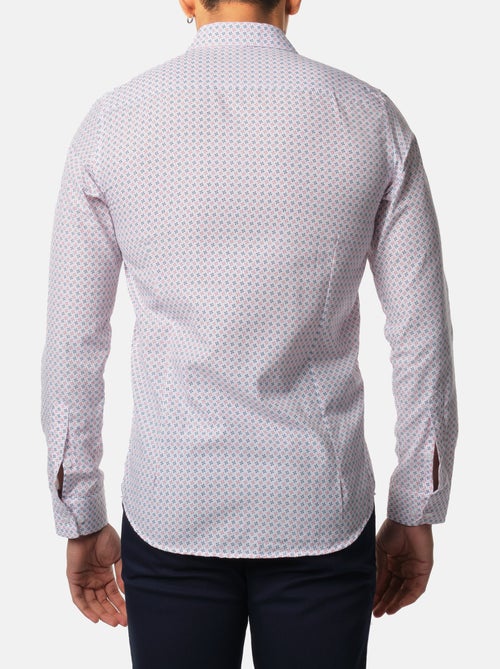 Chemise à motif manches longues - Kiabi