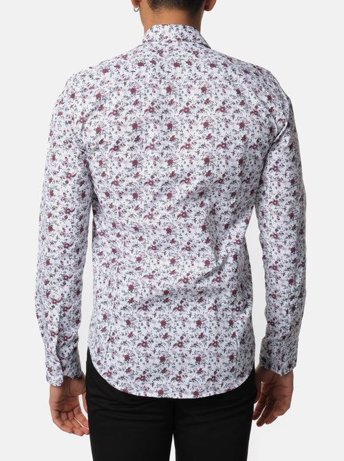 Chemise à motif manches longues - Kiabi