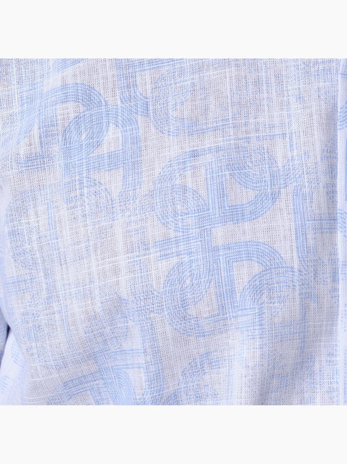 Chemise à motif manches longues - Kiabi