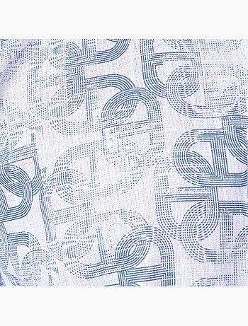 Chemise à motif manches longues