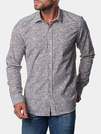 Chemise manches longues imprimée