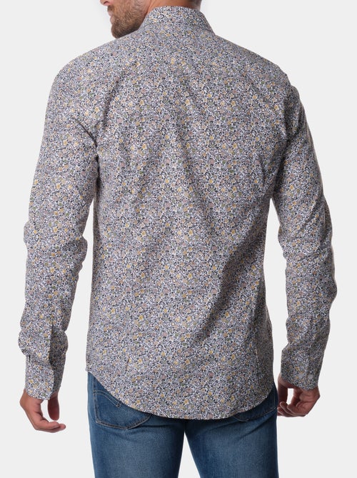 Chemise à motif manches longues - Kiabi