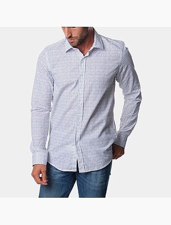 Chemise à motif manches longues
