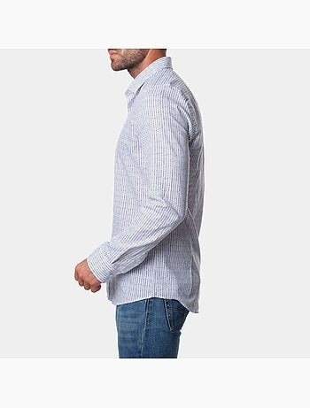 Chemise à motif manches longues