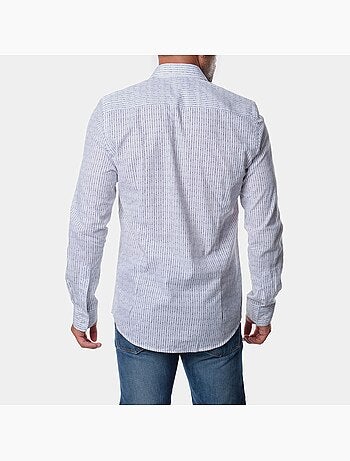 Chemise à motif manches longues