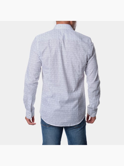 Chemise à motif manches longues - Kiabi