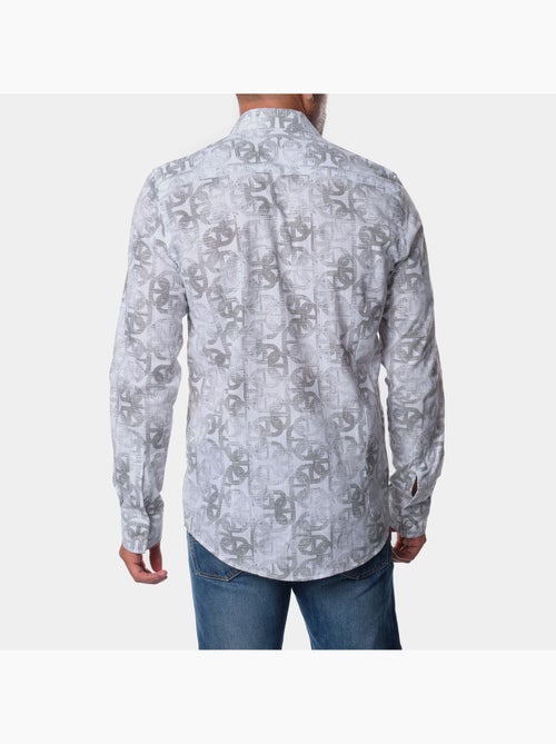 Chemise à motif manches longues - Kiabi