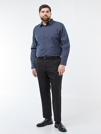 Chemise à motif regular en coton