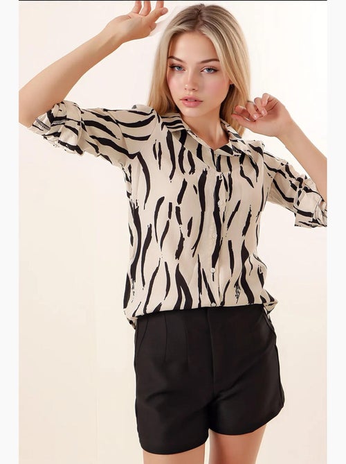 Chemise à motifs graphiques bdart - Kiabi