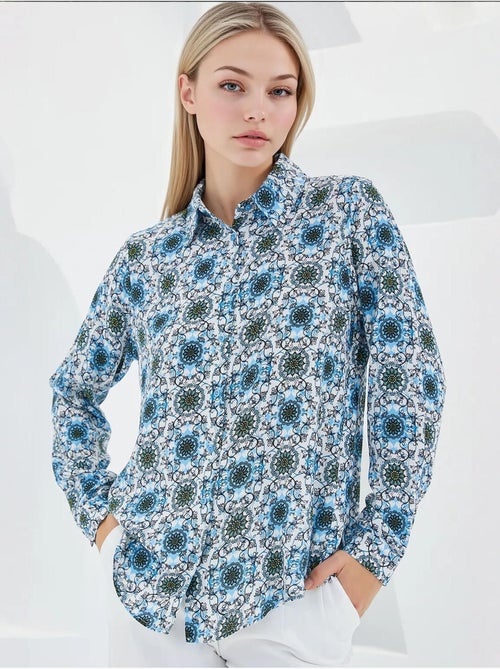 Chemise à motifs graphiques bdart - Kiabi Chemise à motifs graphiques bdart - Kiabi