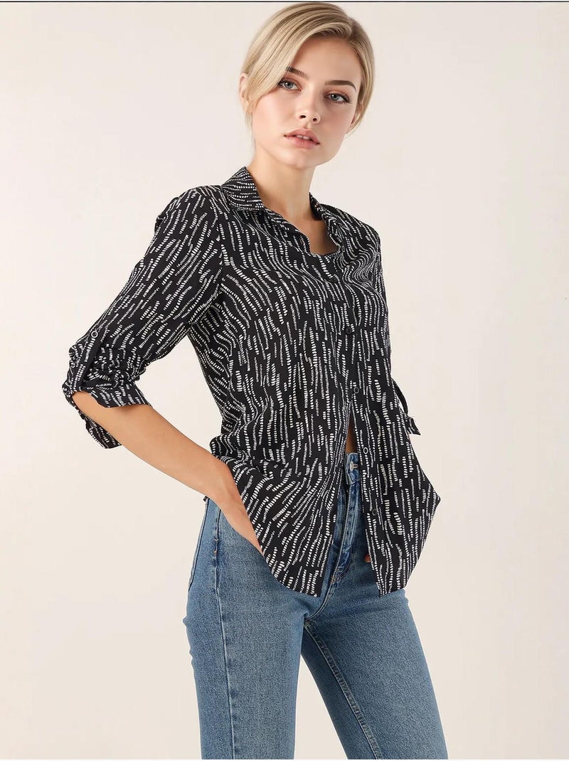 Chemise à motifs graphiques bdart Gris - Kiabi