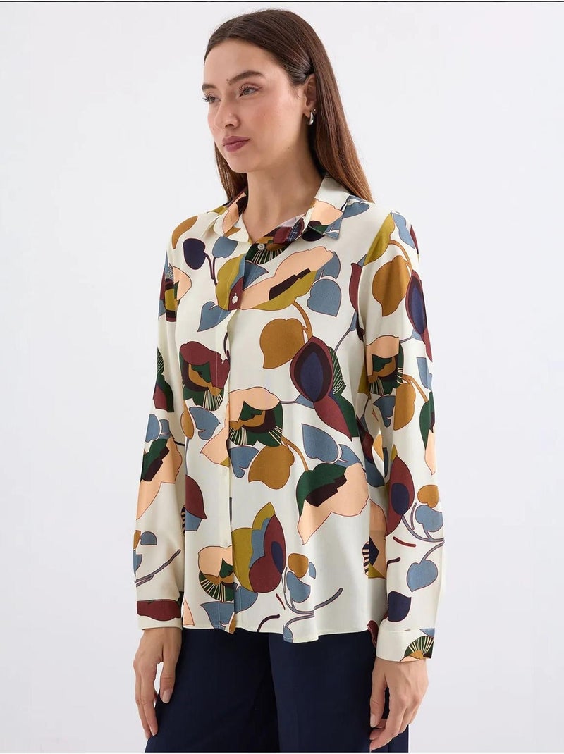 Chemise à motifs graphiques bdart Ivoire - Kiabi