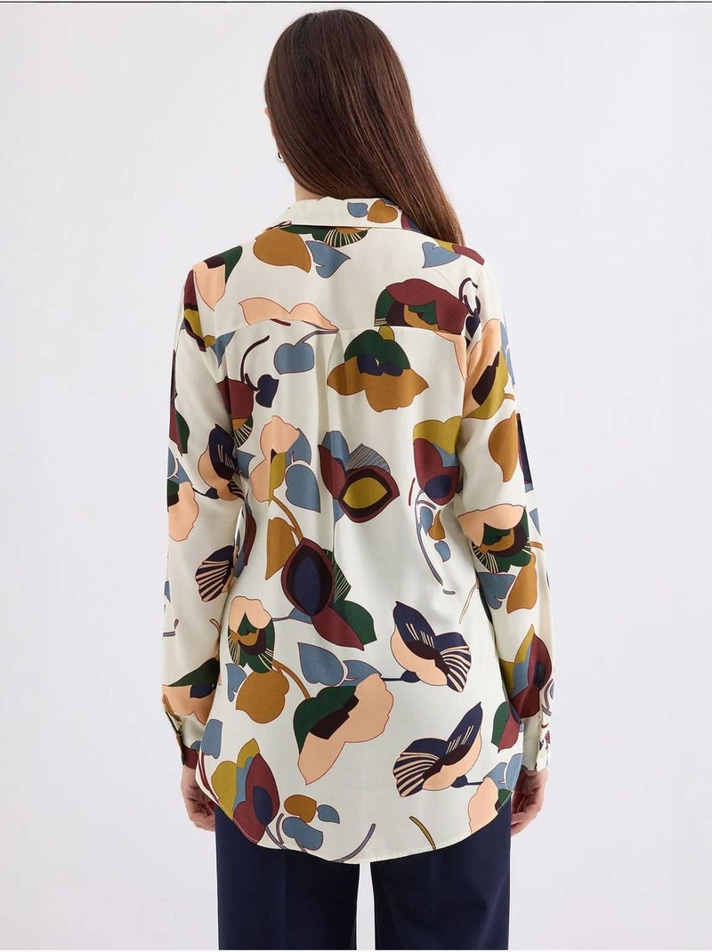 Chemise à motifs graphiques bdart Ivoire - Kiabi