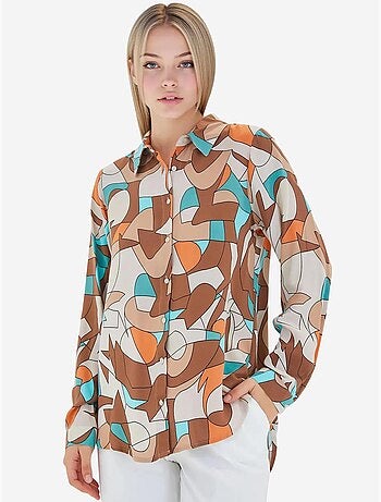 Chemise à motifs graphiques bdart