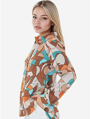 Chemise à motifs graphiques bdart