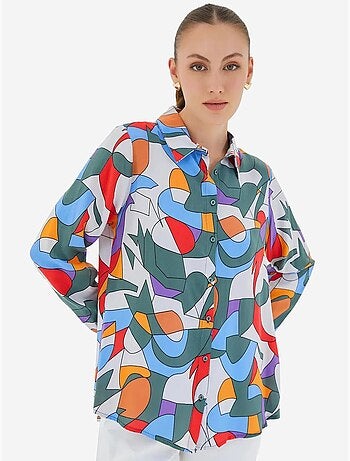 Chemise à motifs graphiques bdart