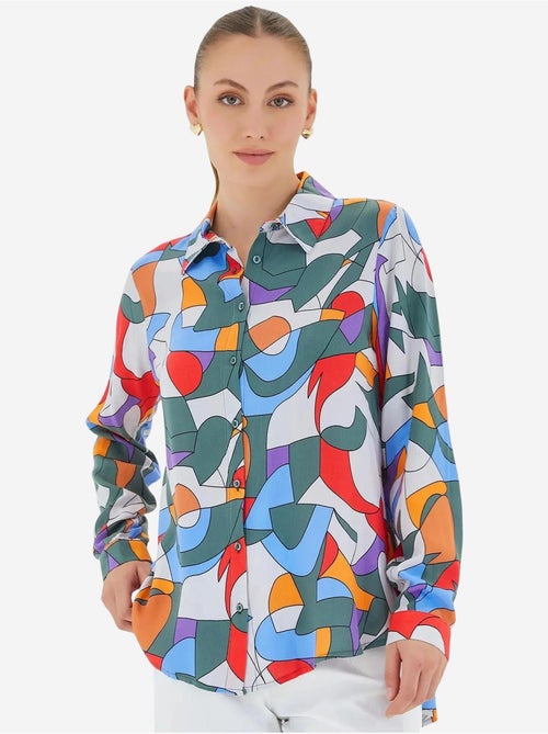 Chemise à motifs graphiques bdart - Kiabi Chemise à motifs graphiques bdart - Kiabi