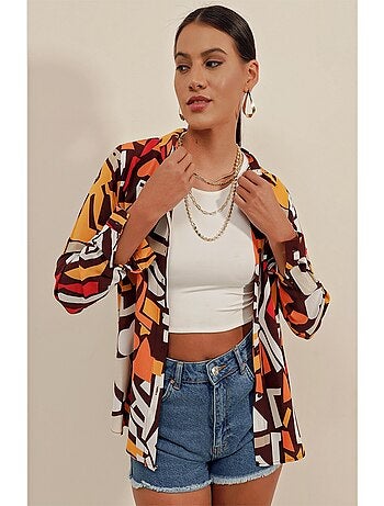 Chemise à motifs Graphiques