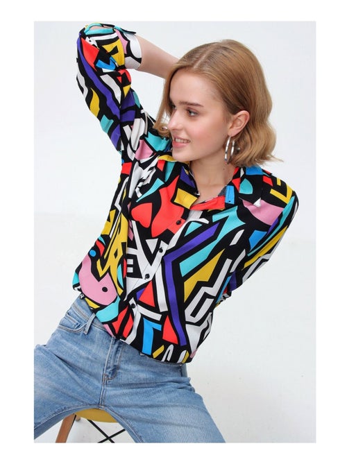 Chemise à motifs Graphiques - Kiabi