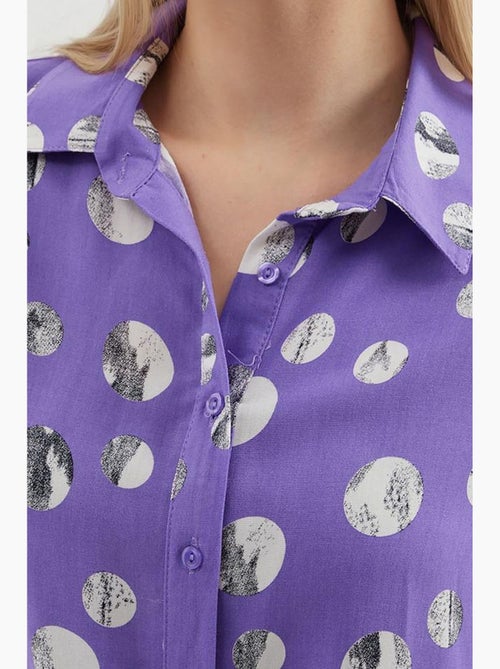 Chemise à motifs nouée devant bdart - Kiabi