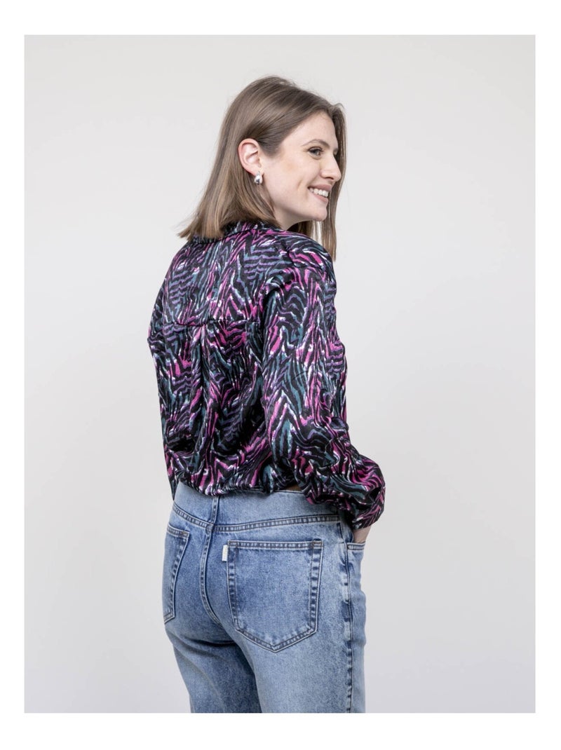 Chemise à motifs ORIANIE Rose - Kiabi