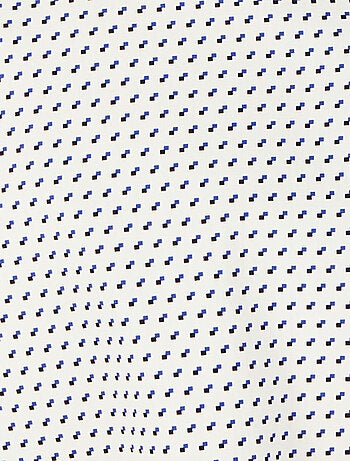 Chemise à motifs popeline pur coton - Damart