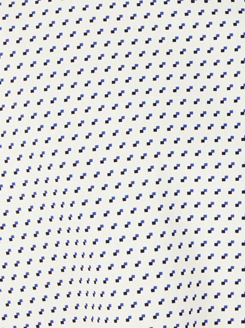 Chemise à motifs popeline pur coton - Damart - Kiabi