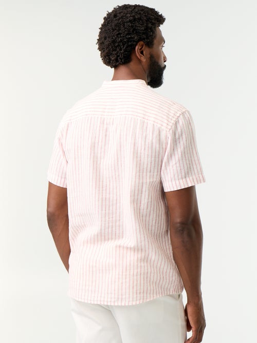 Chemise à rayures à manches courtes - Kiabi