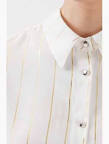 Chemise à rayures argentées bdart