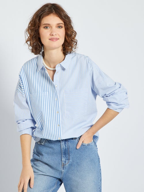 Chemise à rayures - Kiabi