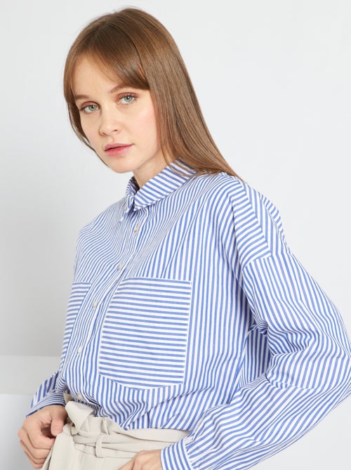 Chemise à rayures - Kiabi