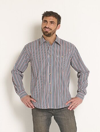 Chemise à rayures entretien facile - Afibel