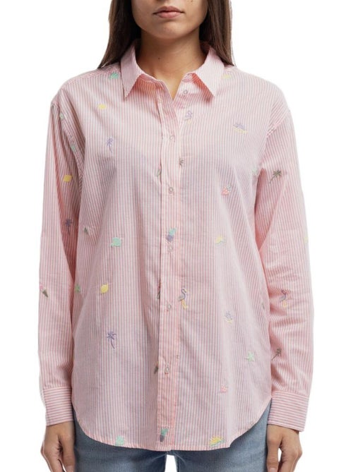 Chemise à Rayures Femme Teddy Smith - Kiabi
