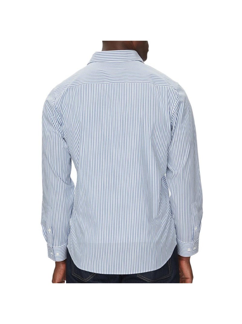 Chemise à Rayures Homme Calvin Klein Jeans Bleu - Kiabi