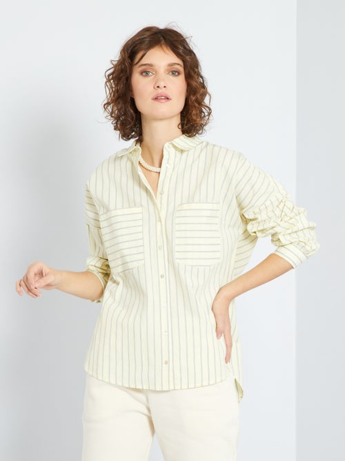 Chemise à rayures - Kiabi