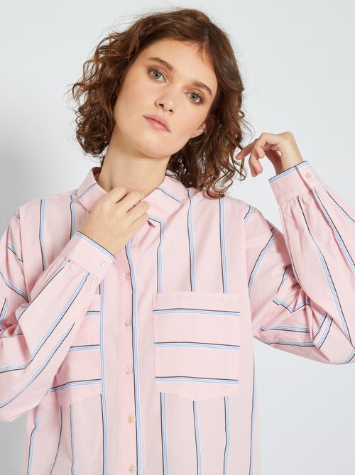 Chemise à rayures - Kiabi