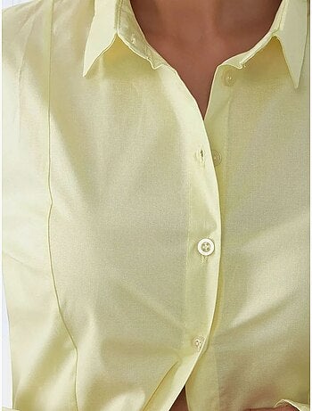 Chemise ajustée à manches longues