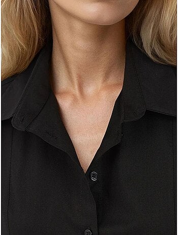 Chemise ajustée à manches longues