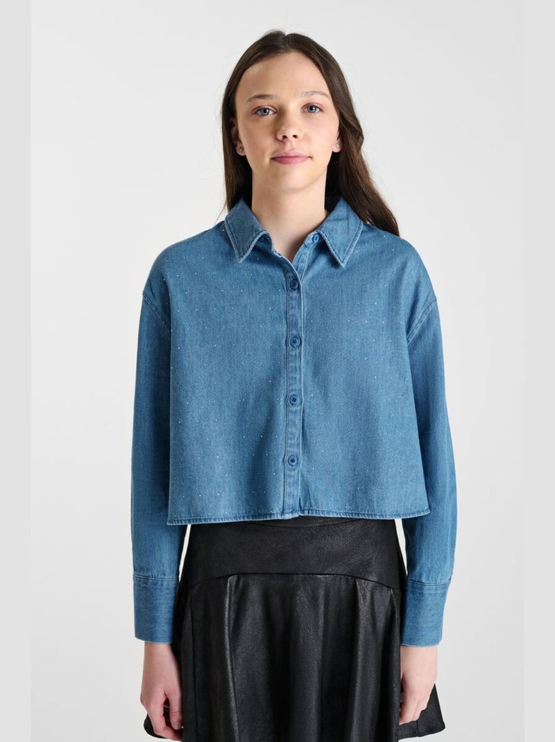 Chemise ALBERTAG en jeans 'Le Temps Des Cerises' Bleu - Kiabi