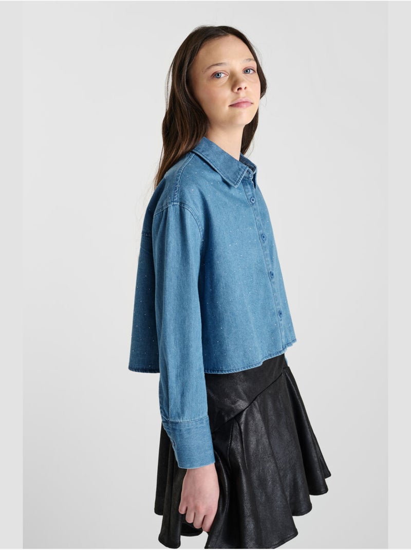 Chemise ALBERTAG en jeans 'Le Temps Des Cerises' Bleu - Kiabi