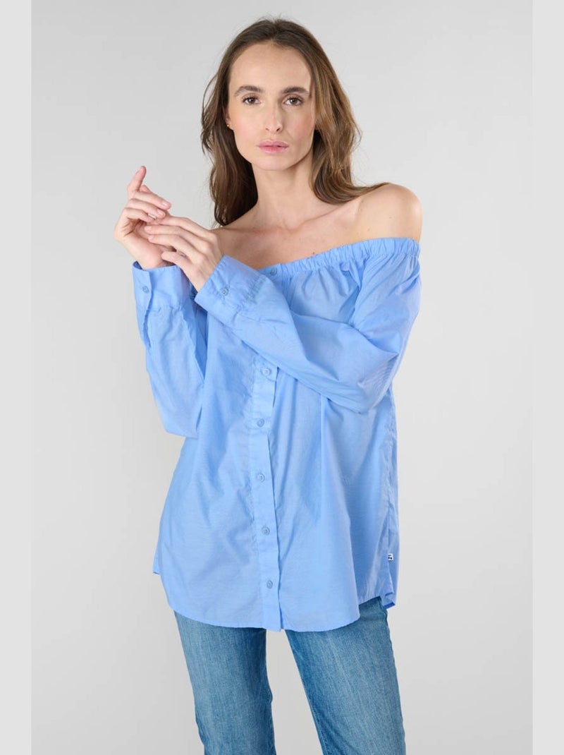 Chemise AMAPOLA 'Le Temps Des Cerises' Bleu - Kiabi