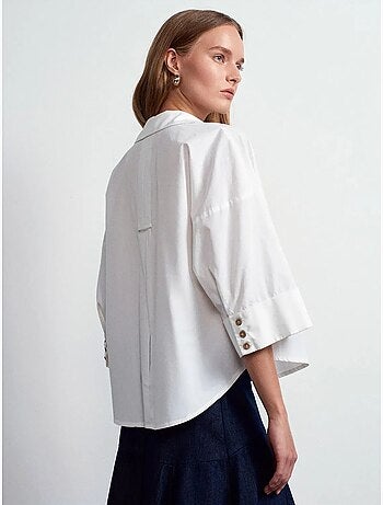 Chemise ample en popeline de coton dilvin