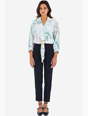 Chemise ample en satin fluide bdart